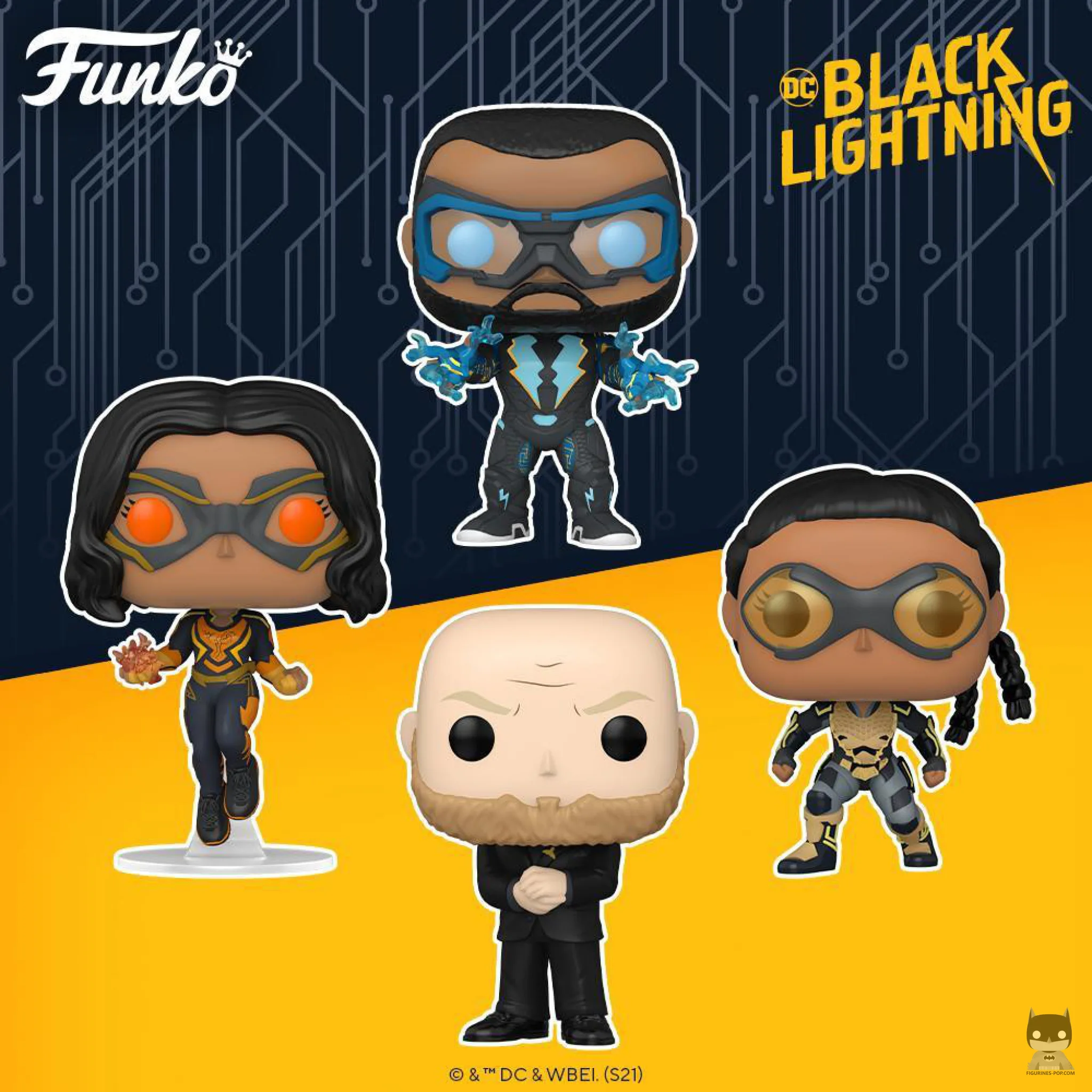 De nouvelles POP tirées de Black Lightning