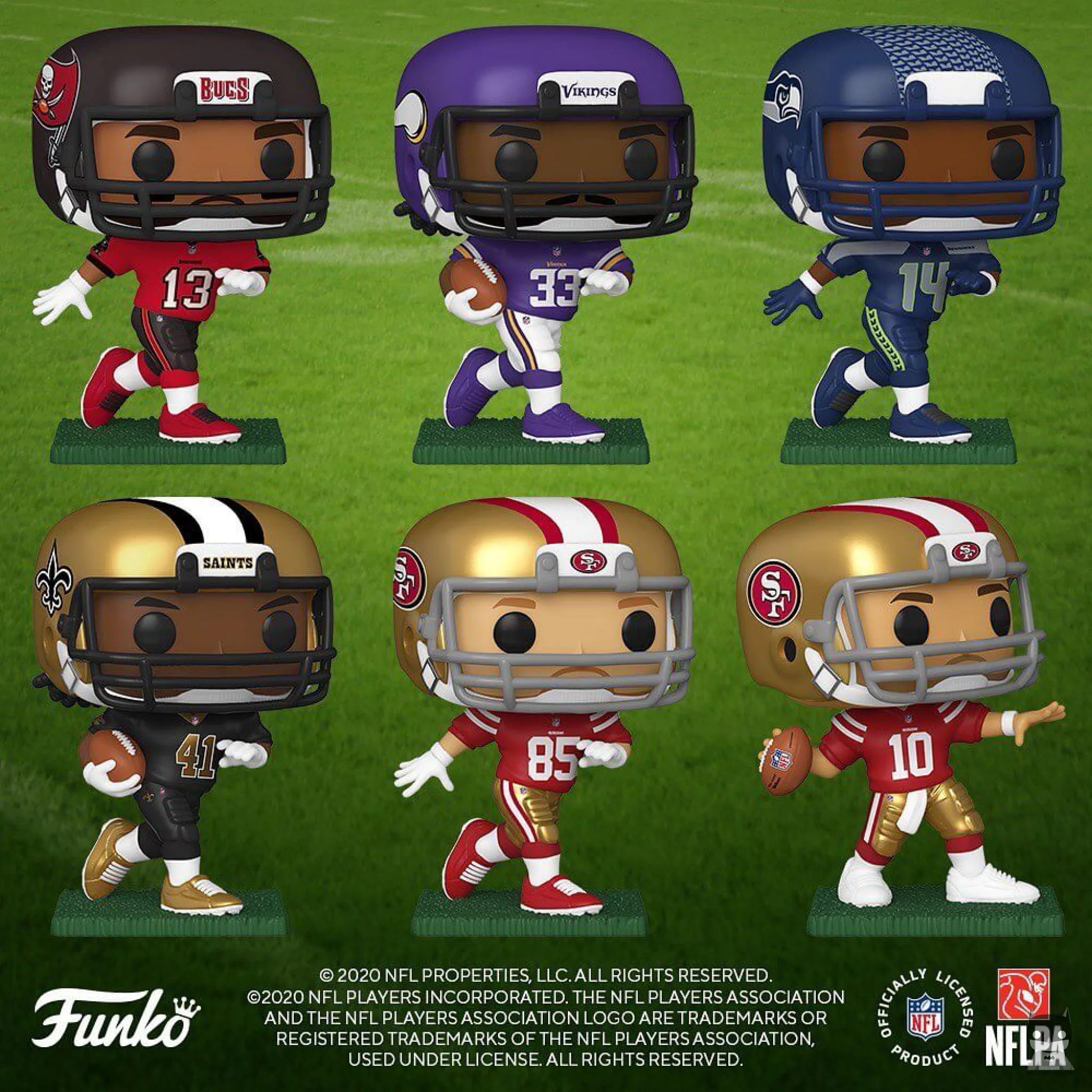 Déferlante de joueurs de la NFL en POP