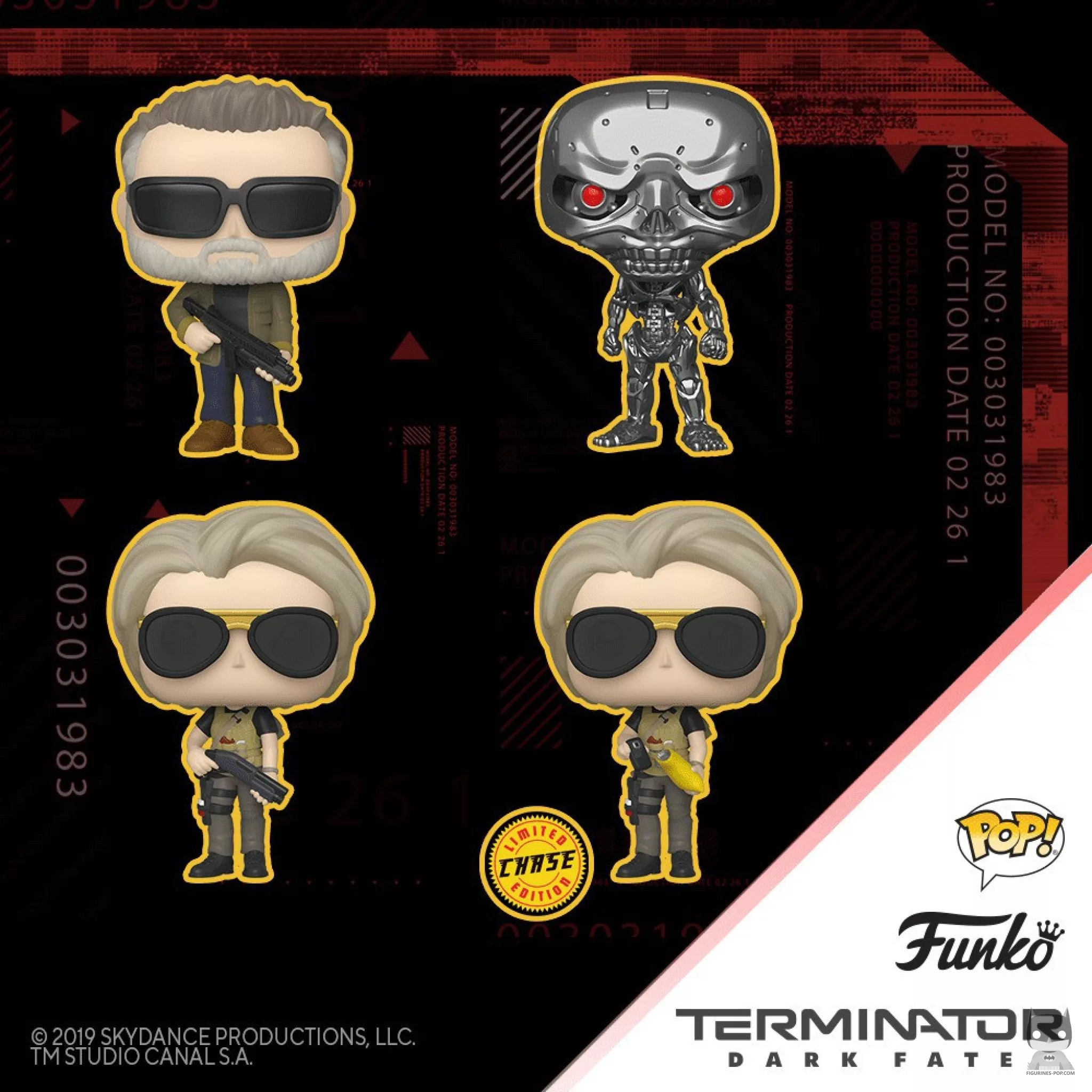 Des Funko POP de Terminator Dark Fate