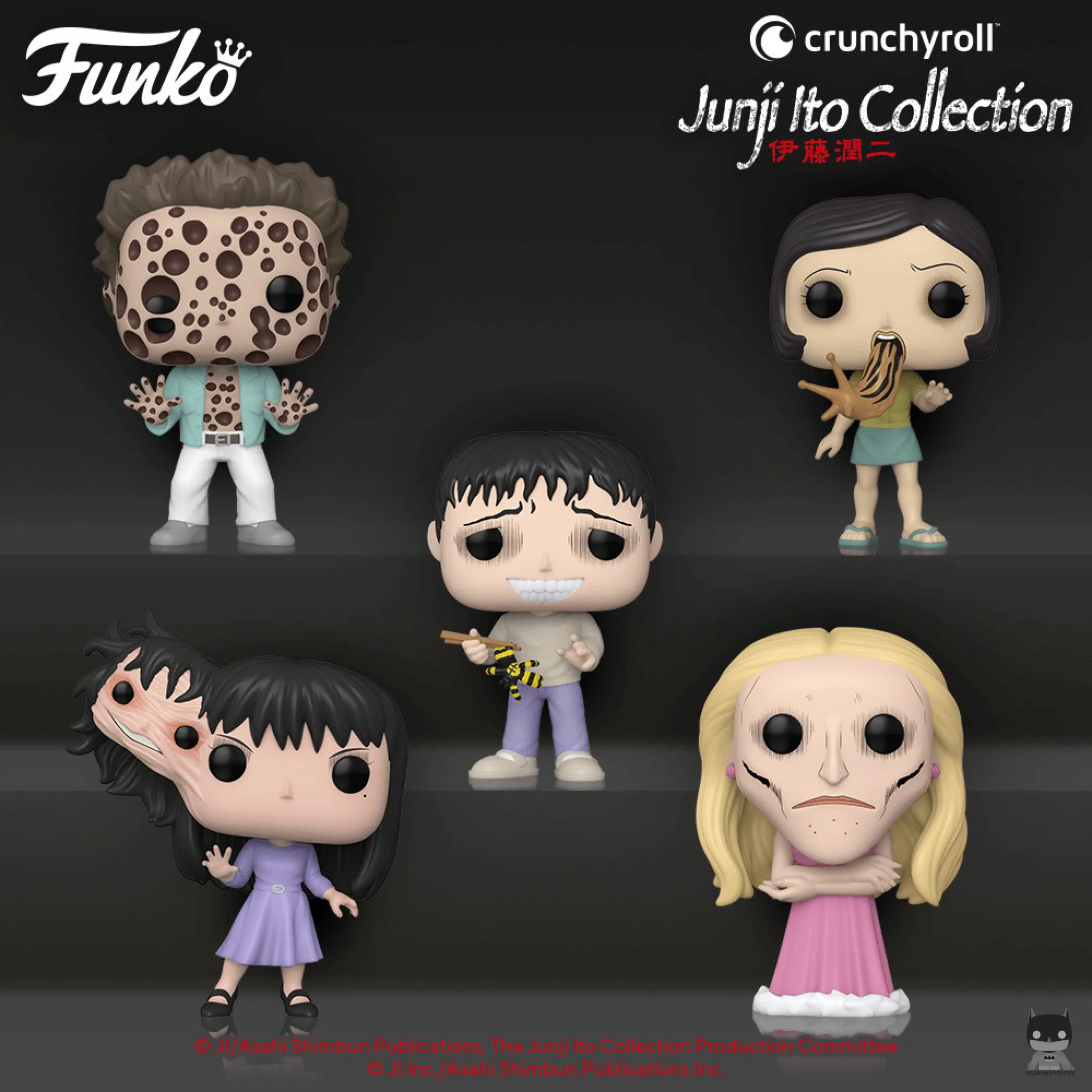 Des POP tout droit tirées de la collection de Junji Ito