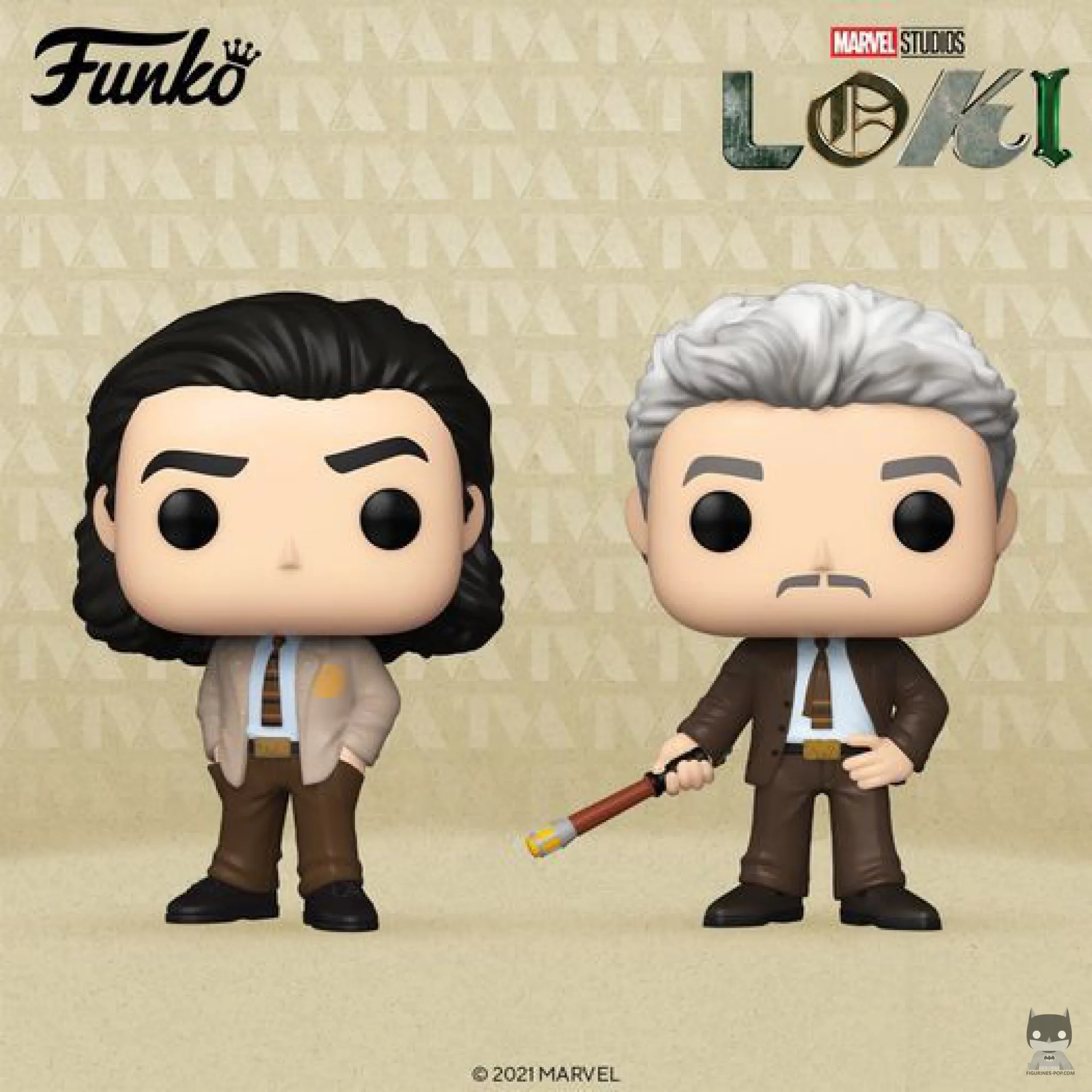 Deux POP de la nouvelle série Loki