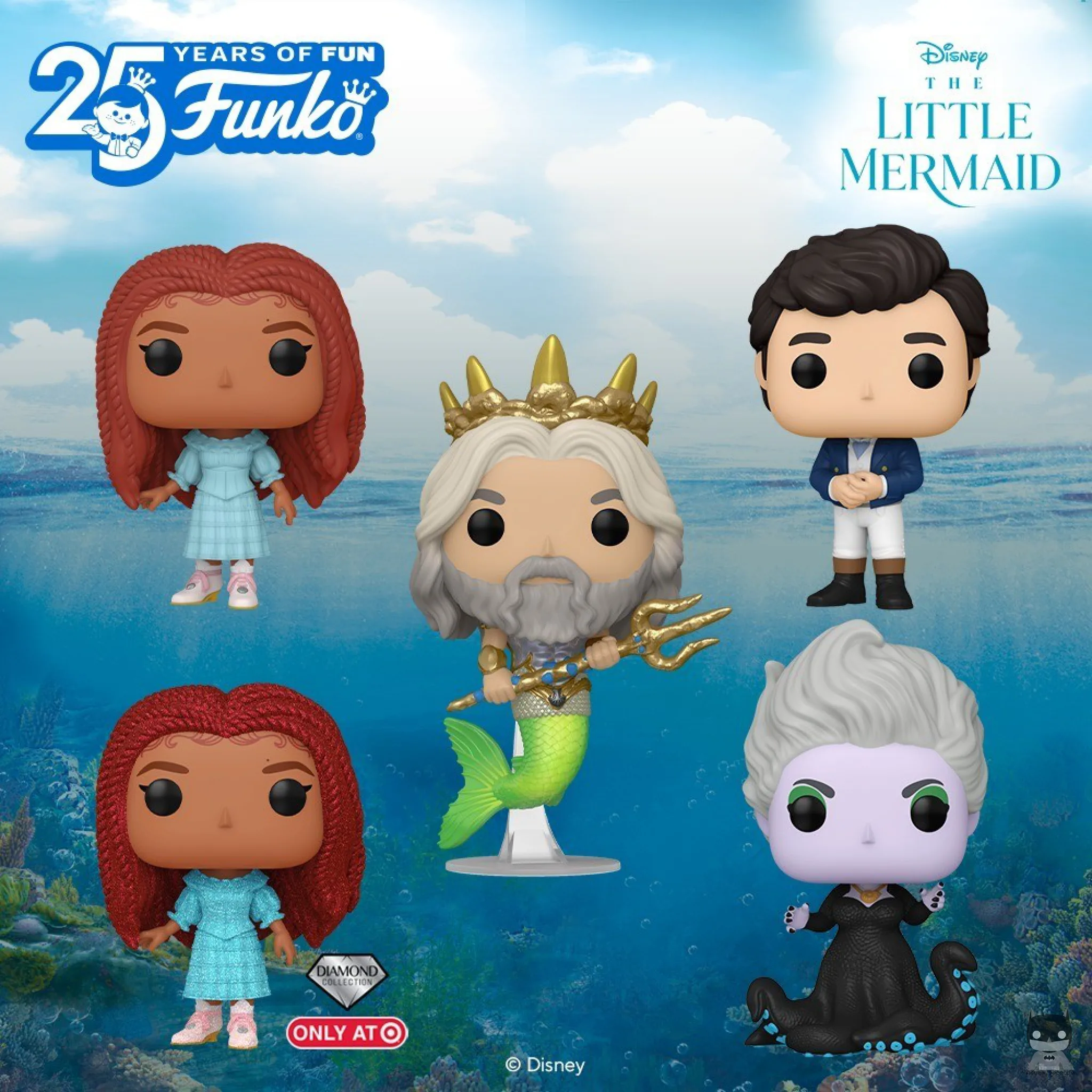 Funko dévoile les POP tirées du film La Petite Sirène 2023