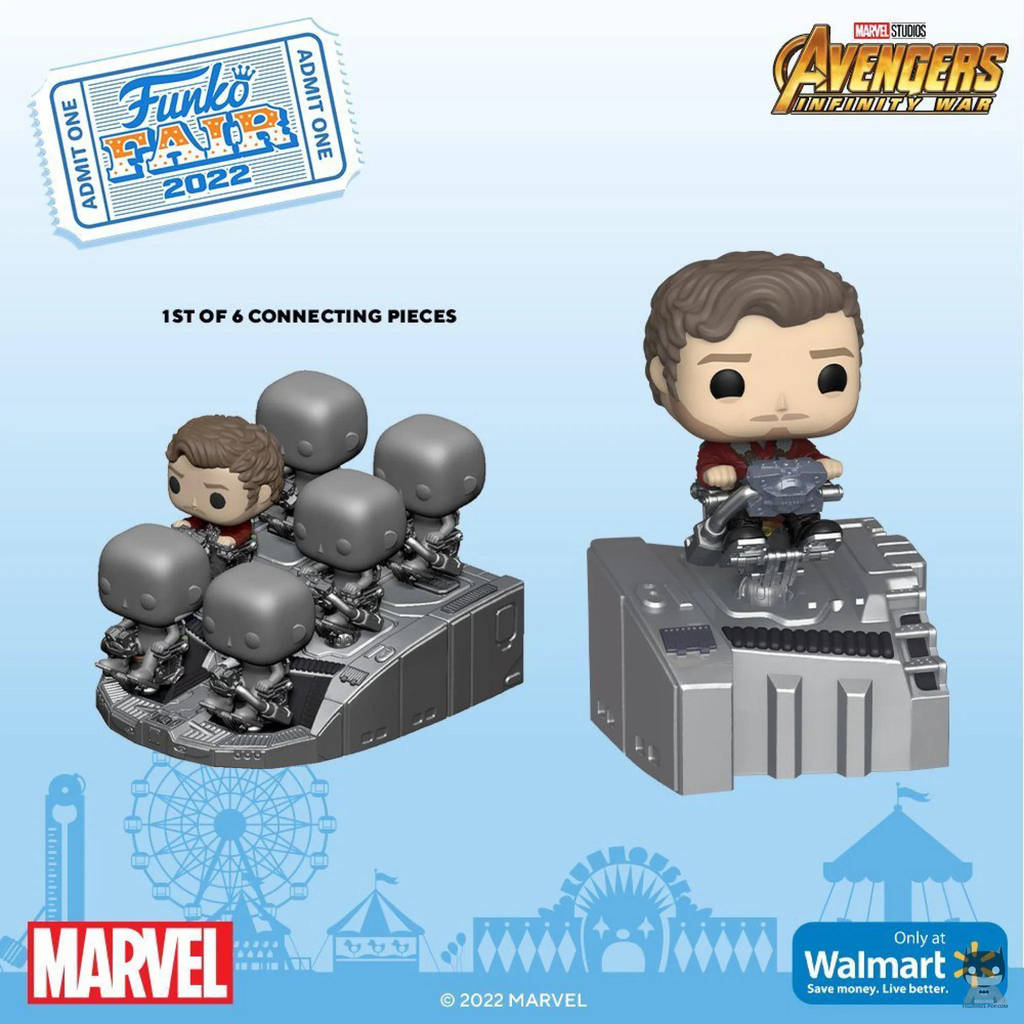 Funko dévoile un Assemble de 6 POP des Gardiens de la Galaxie à bord de leur vaisseau