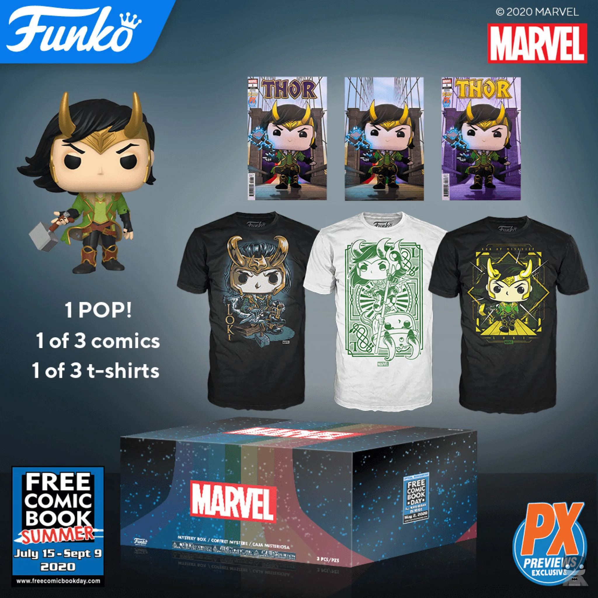 Funko dévoile une Mystery Box Marvel pour le Free Comic Book Summer