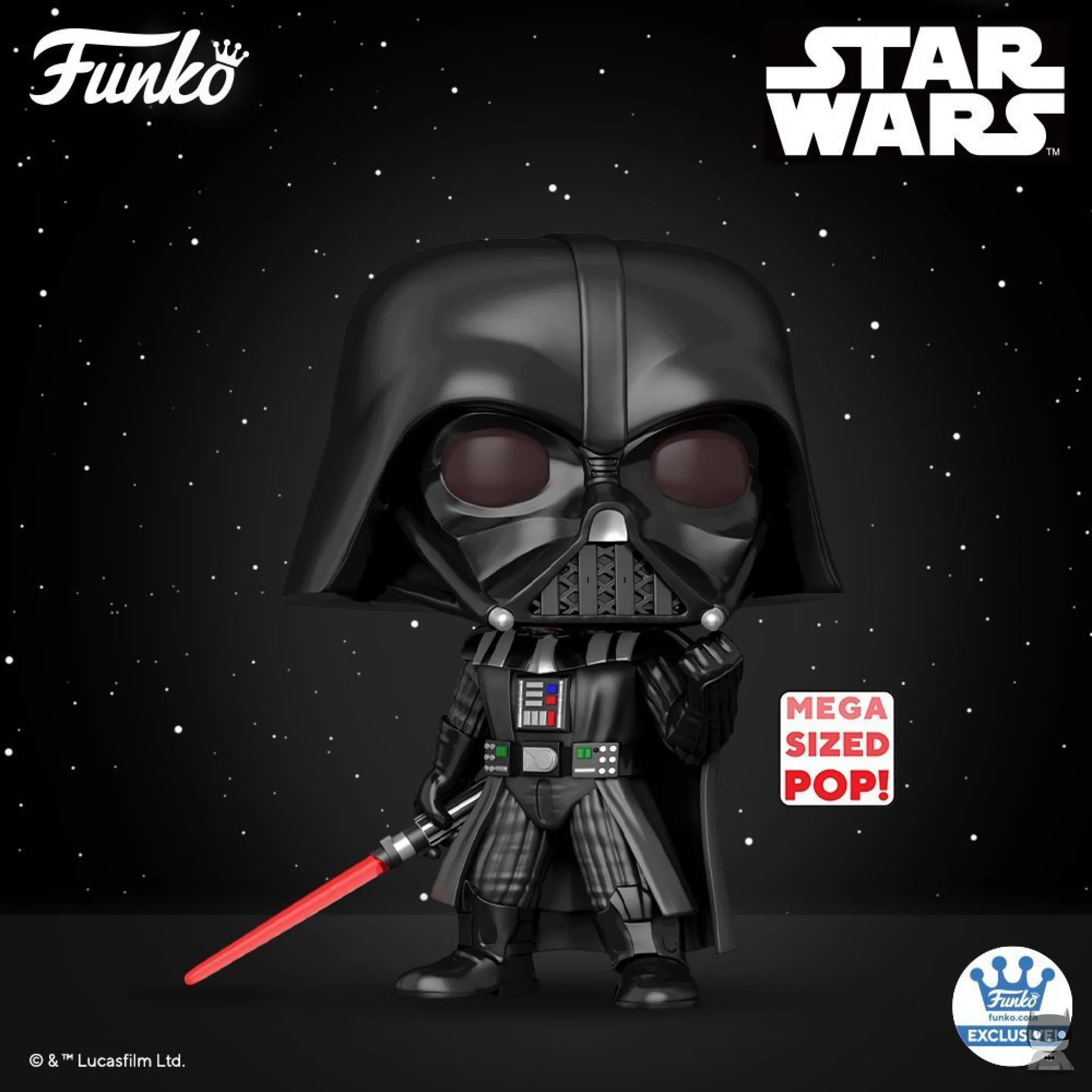 Funko dévoile une nouvelle POP Mega Size de Dark Vador
