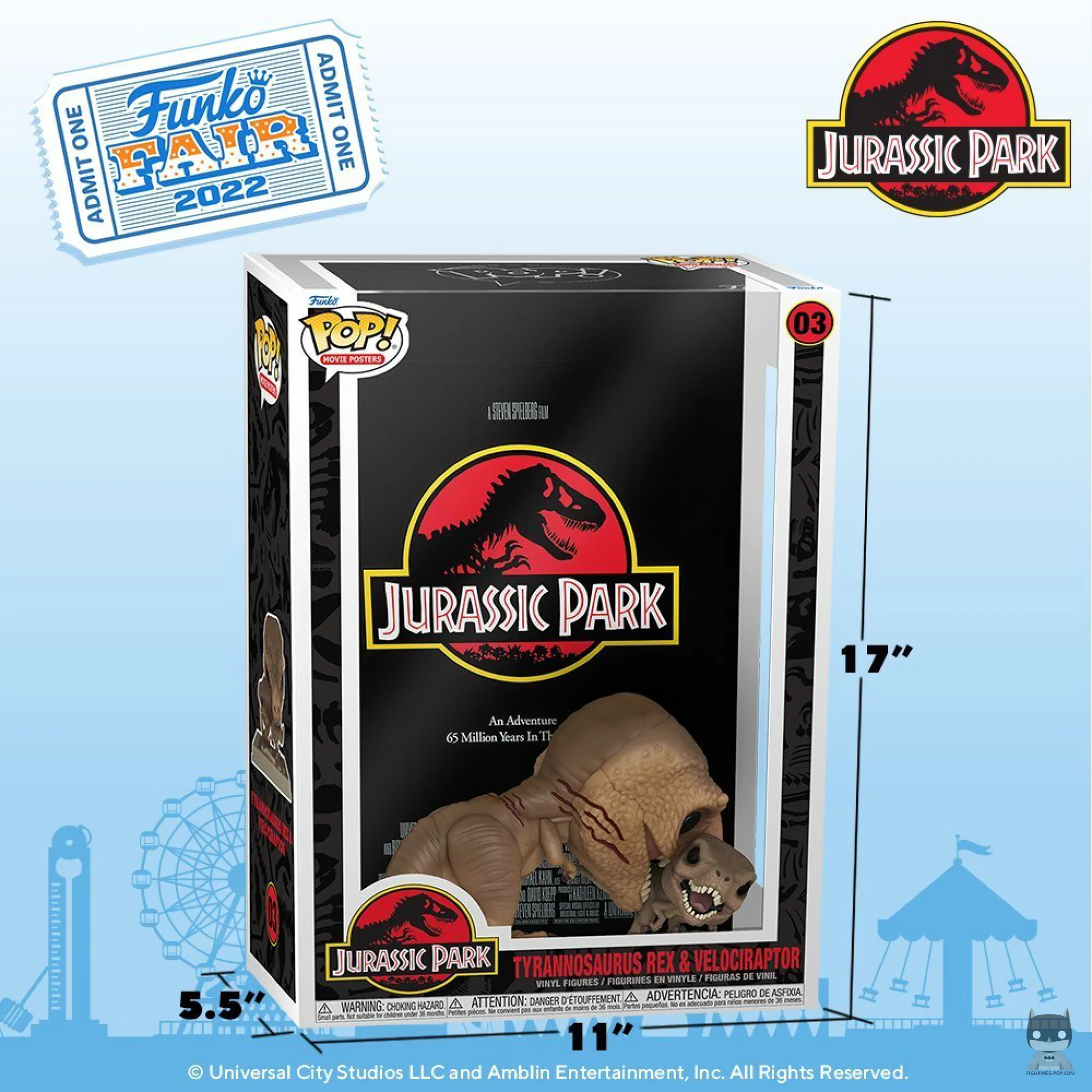 Funko dévoile une POP exceptionnelle de l’affiche du film Jurassic Park