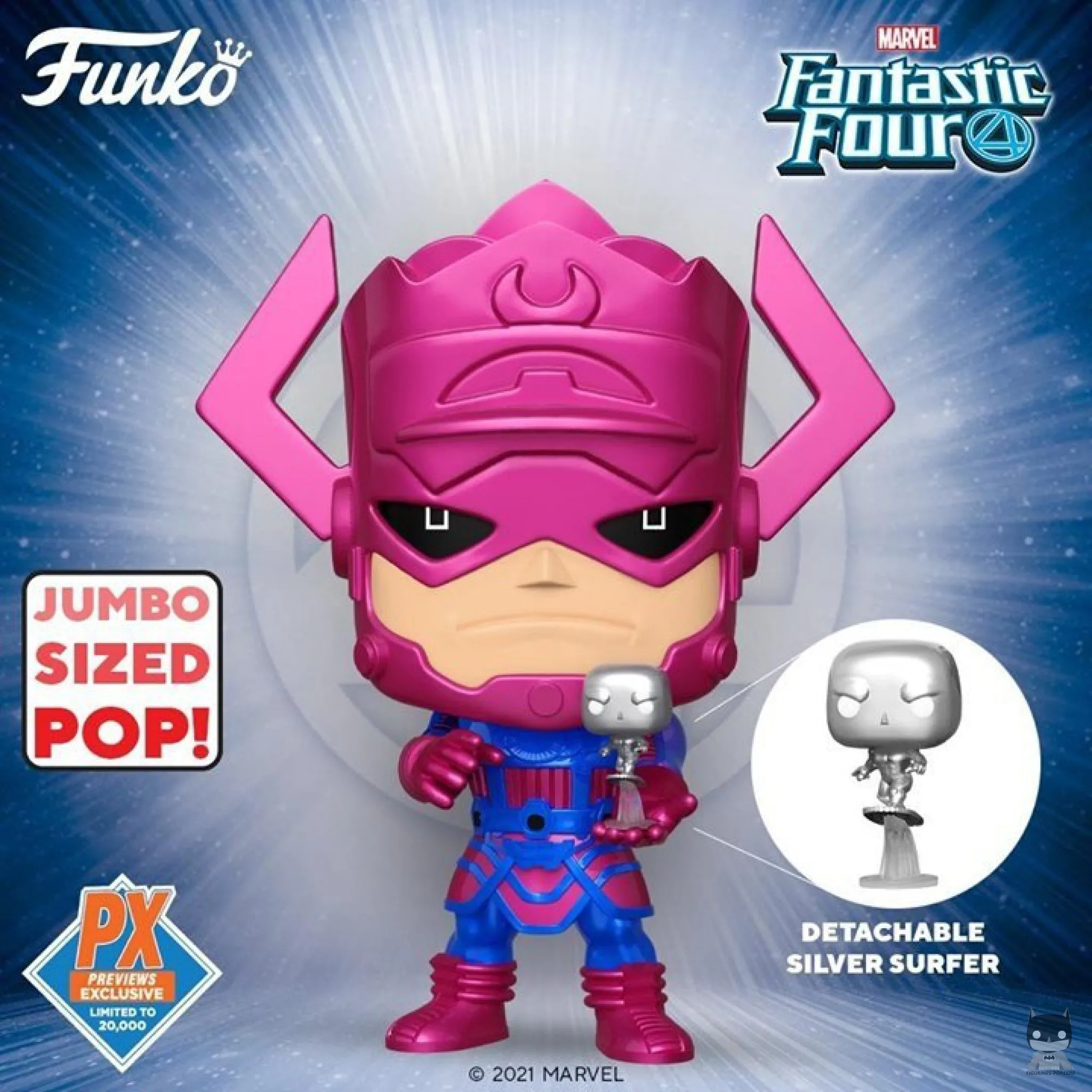 Galactus des 4 Fantastiques dans une POP Supersized