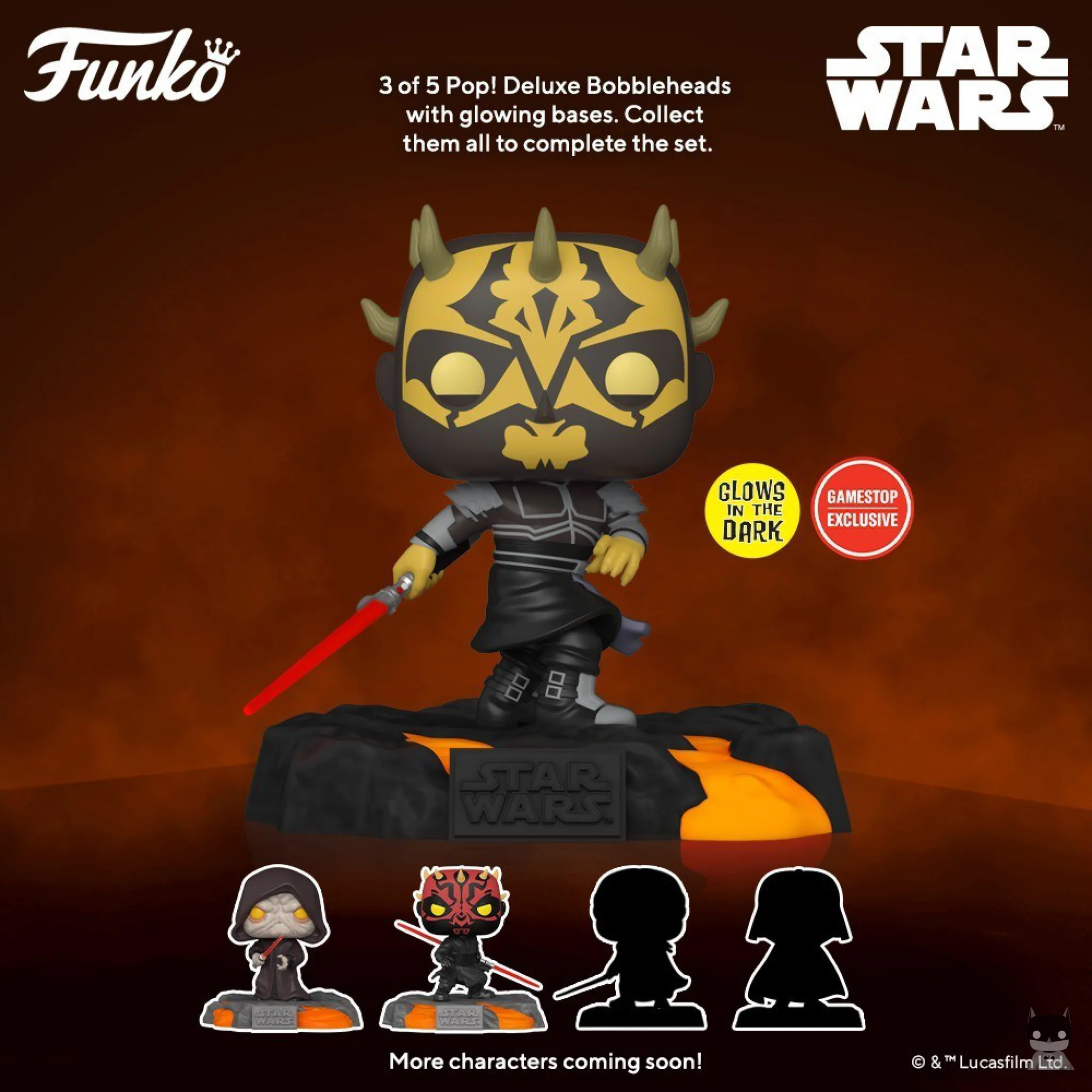 La 3ème POP des Sabres Rouges de Star Wars est là
