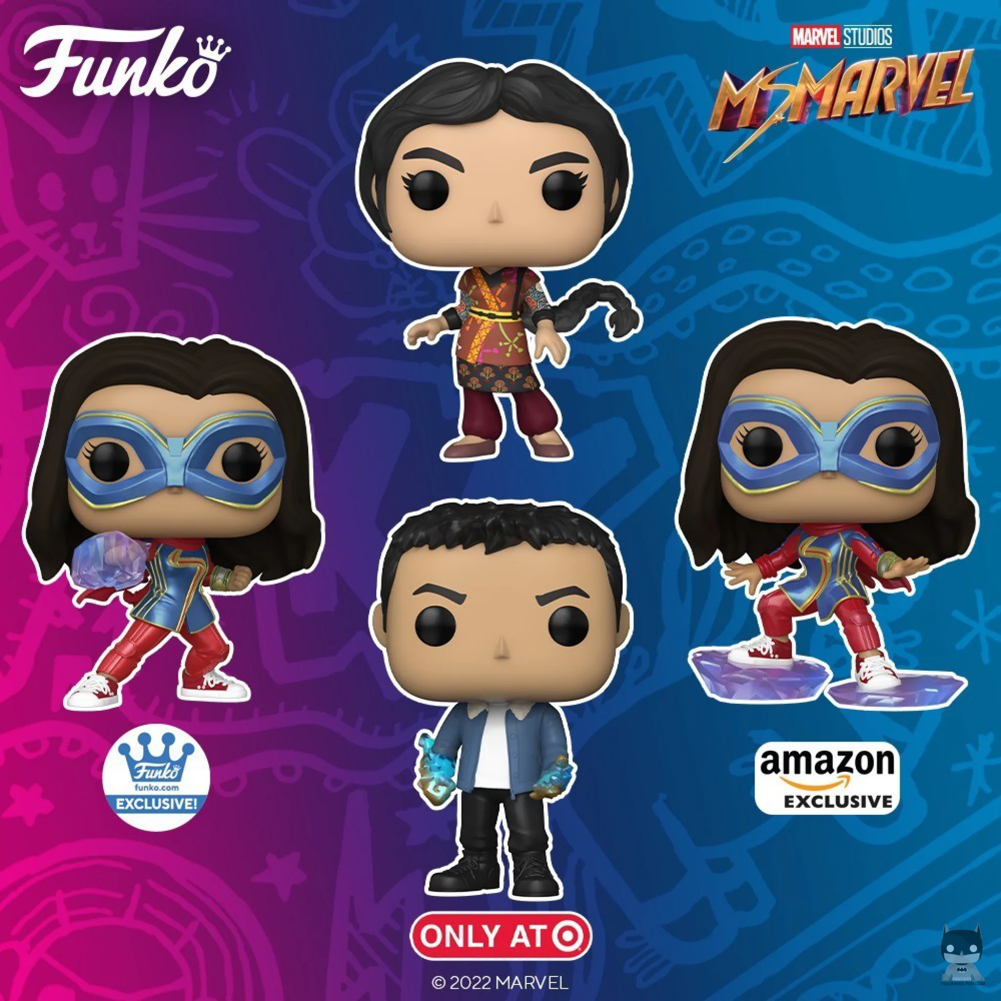 Le set de Funko POP Miss Marvel s’étoffe