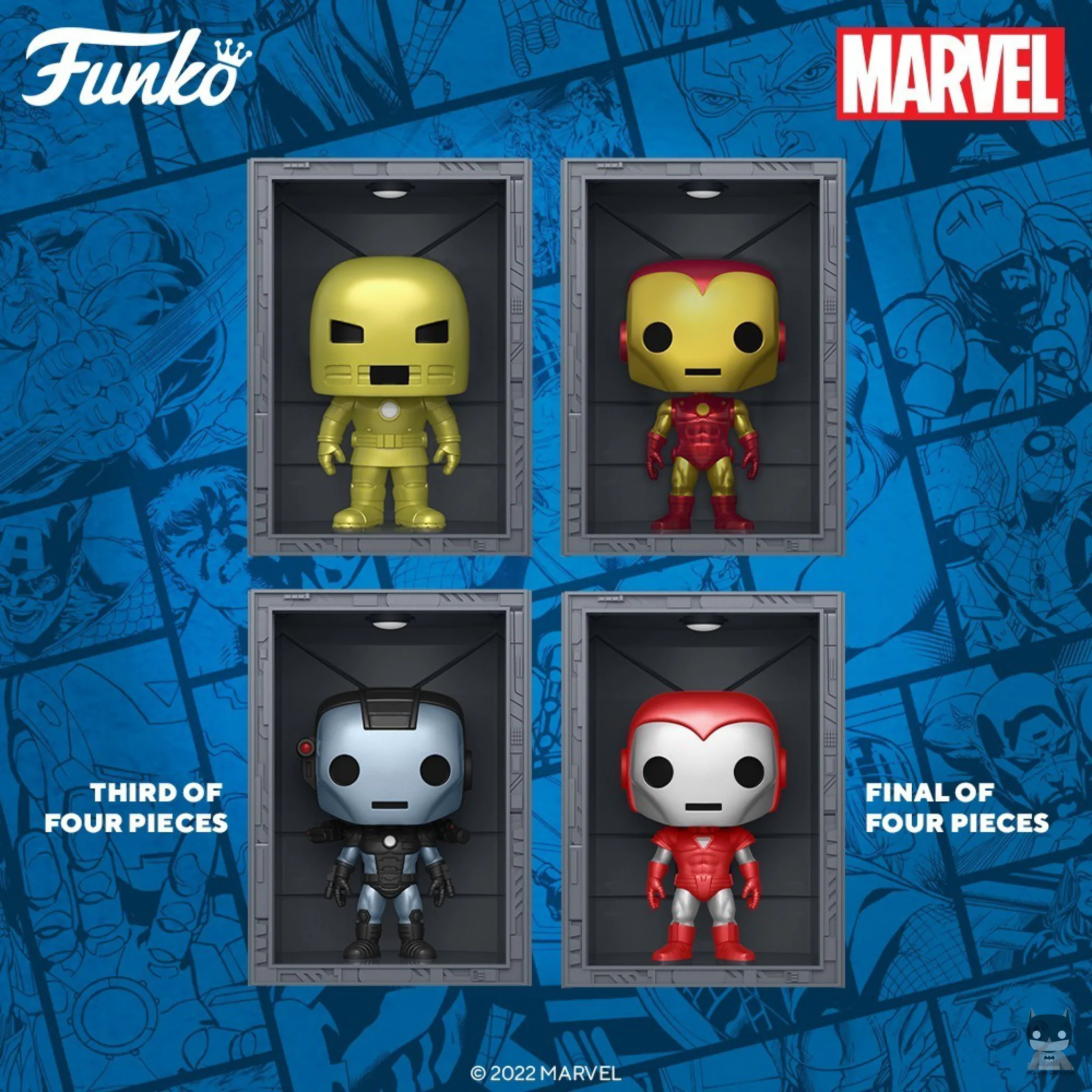 Le set Hall of Armors d’Iron Man au complet