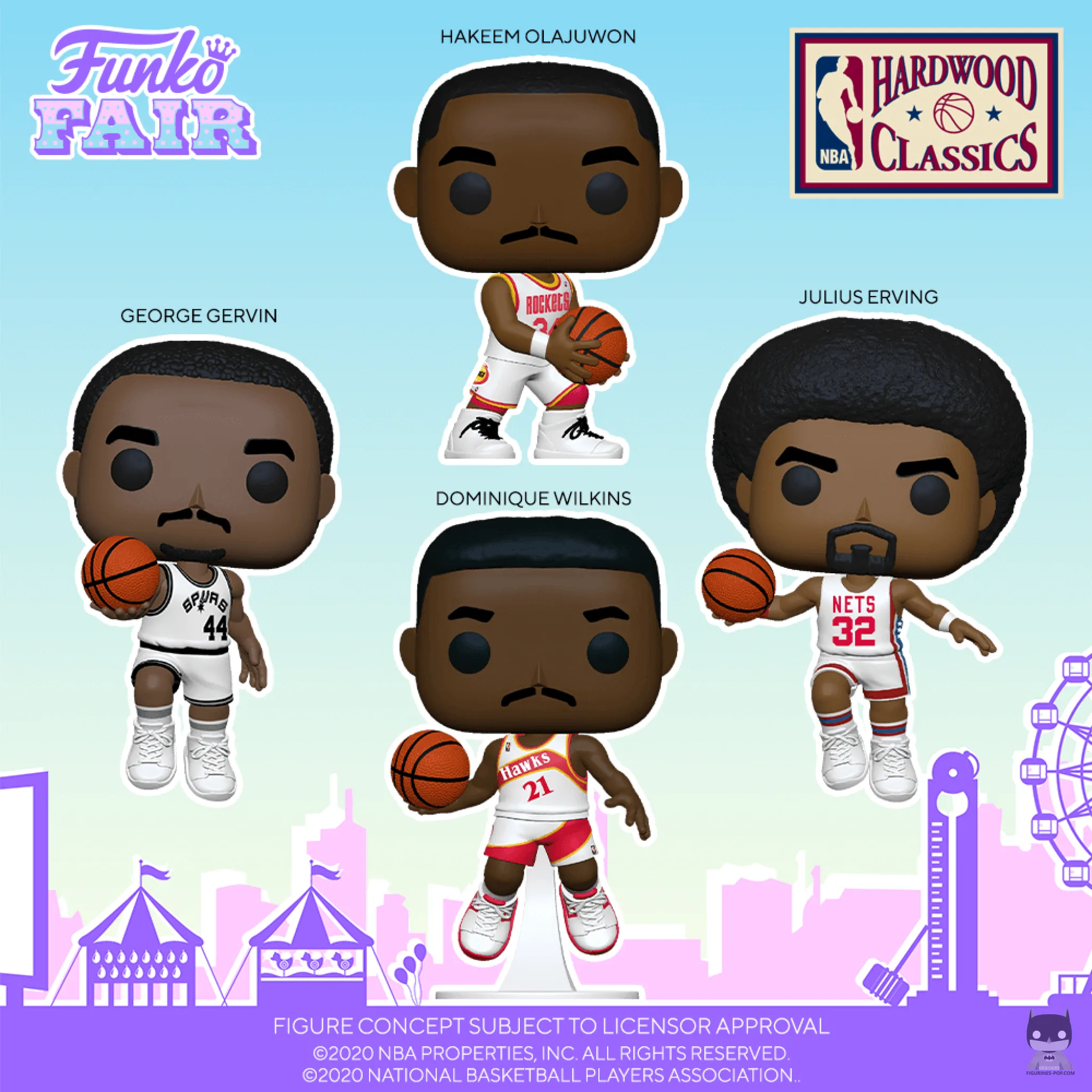 Les légendes de la NBA reviennent en POP