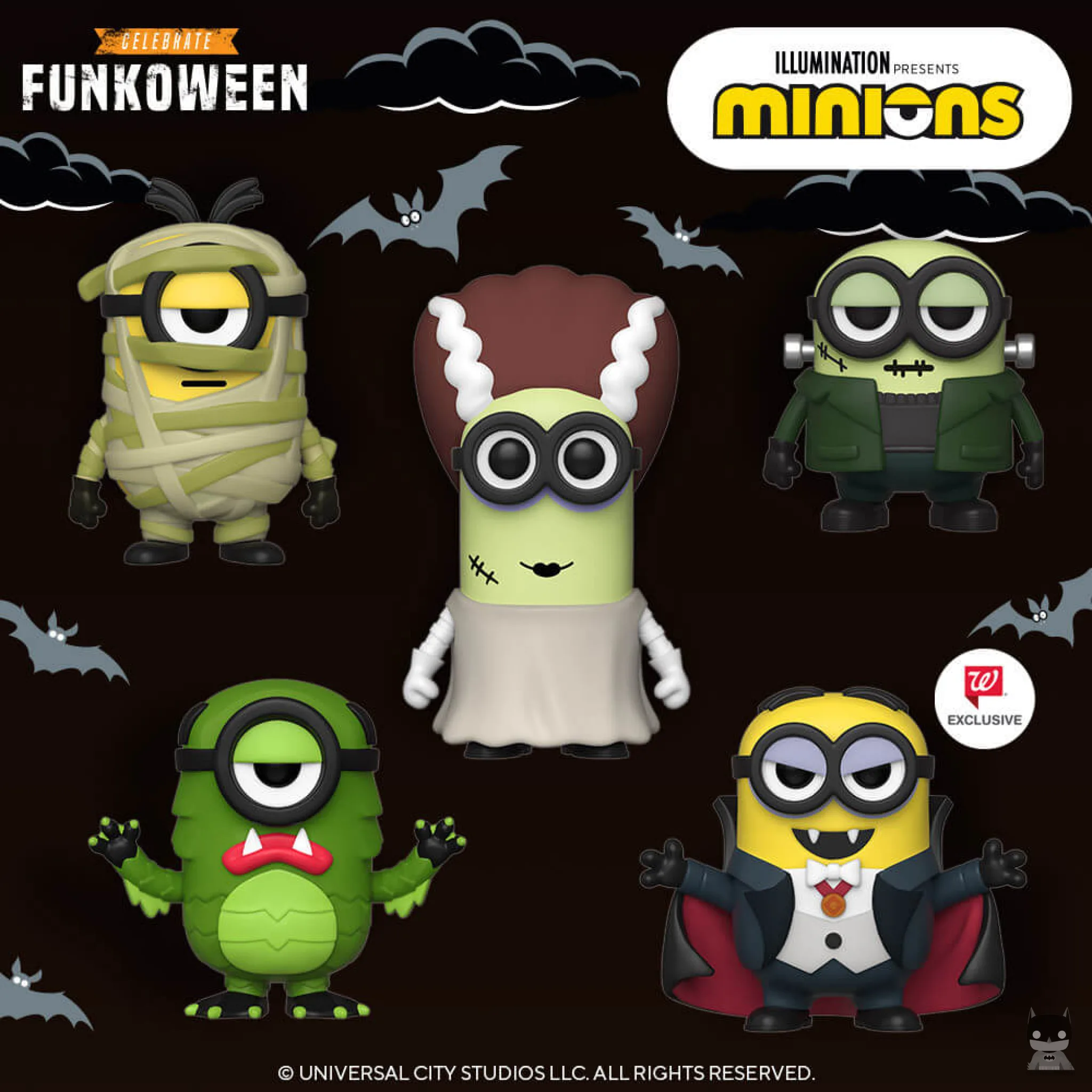 Les Minions en version Halloween : 5 nouvelles figurines
