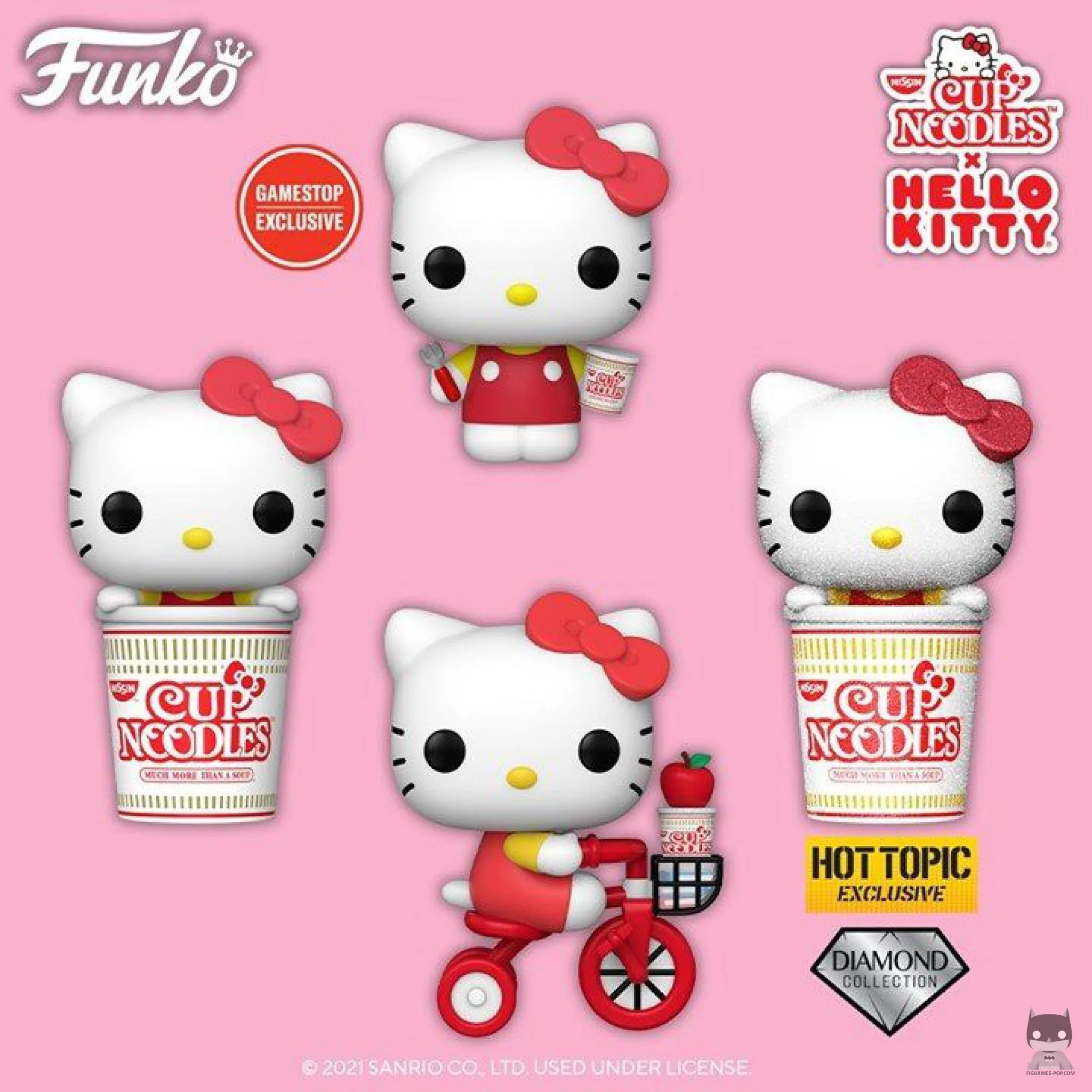Les nouilles instantanées Nissin débarquent en POP avec Hello Kitty
