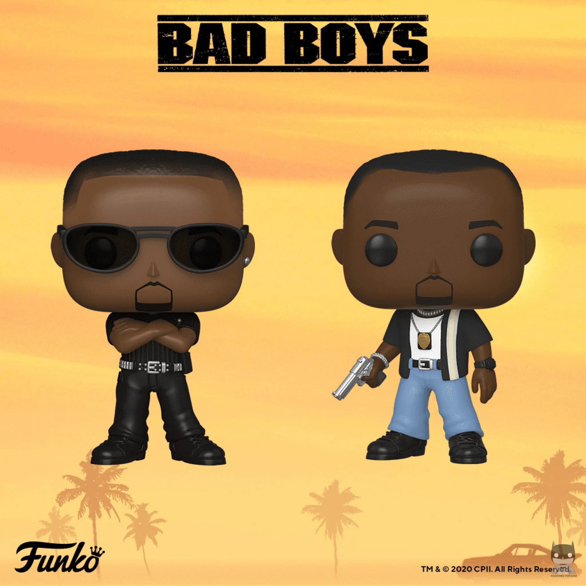 Les policiers de Bad Boys en figurine
