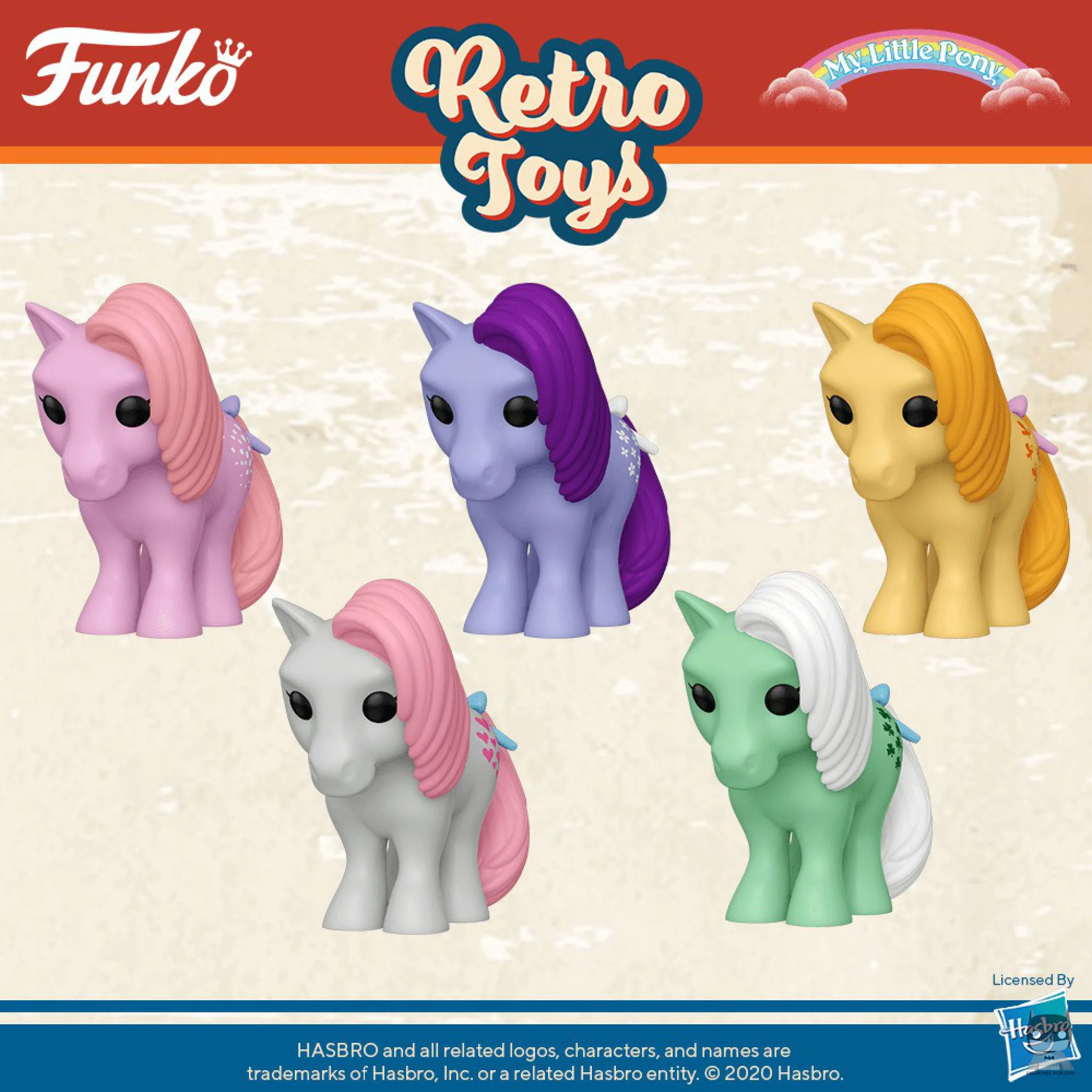 Les poneys de My Little Pony en POP