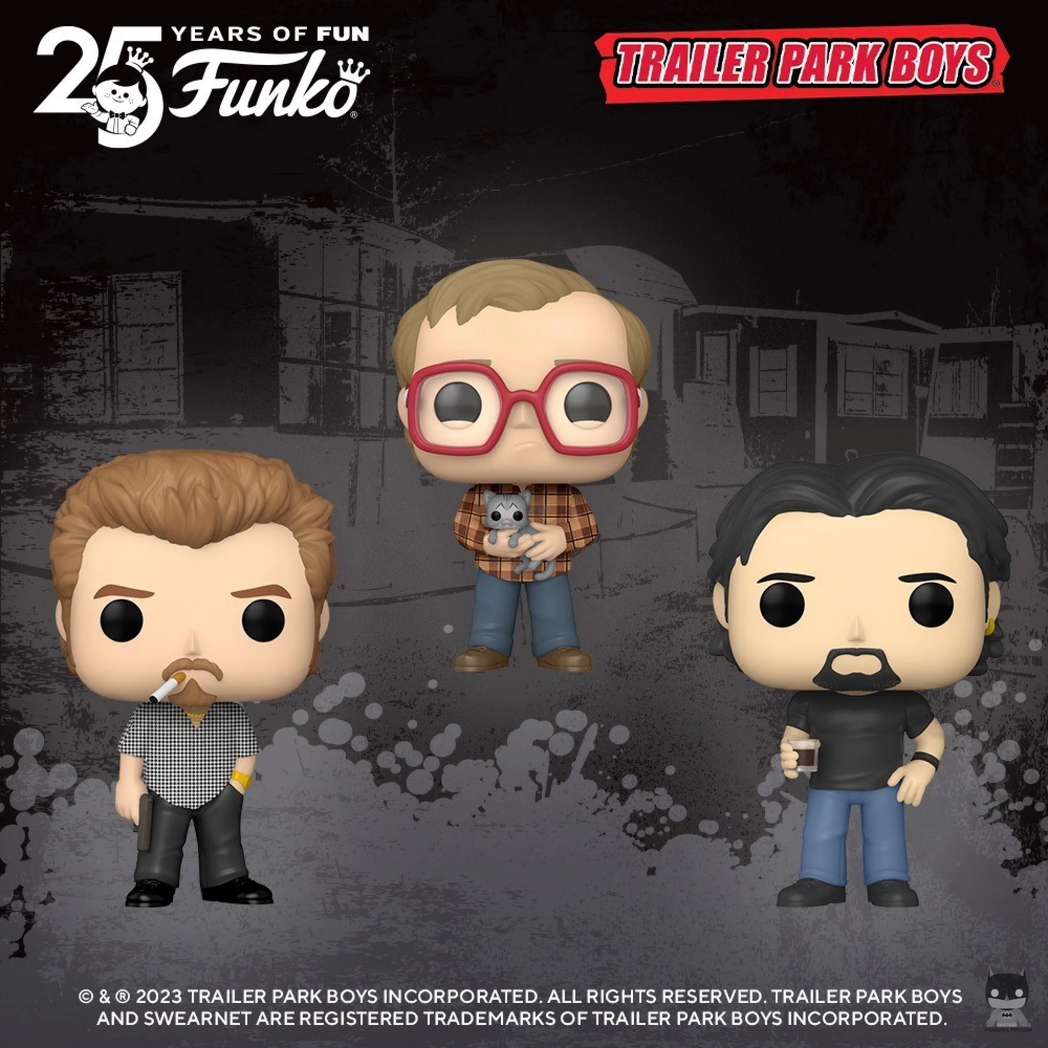 Les POP des personnages de Trailer Park Boys