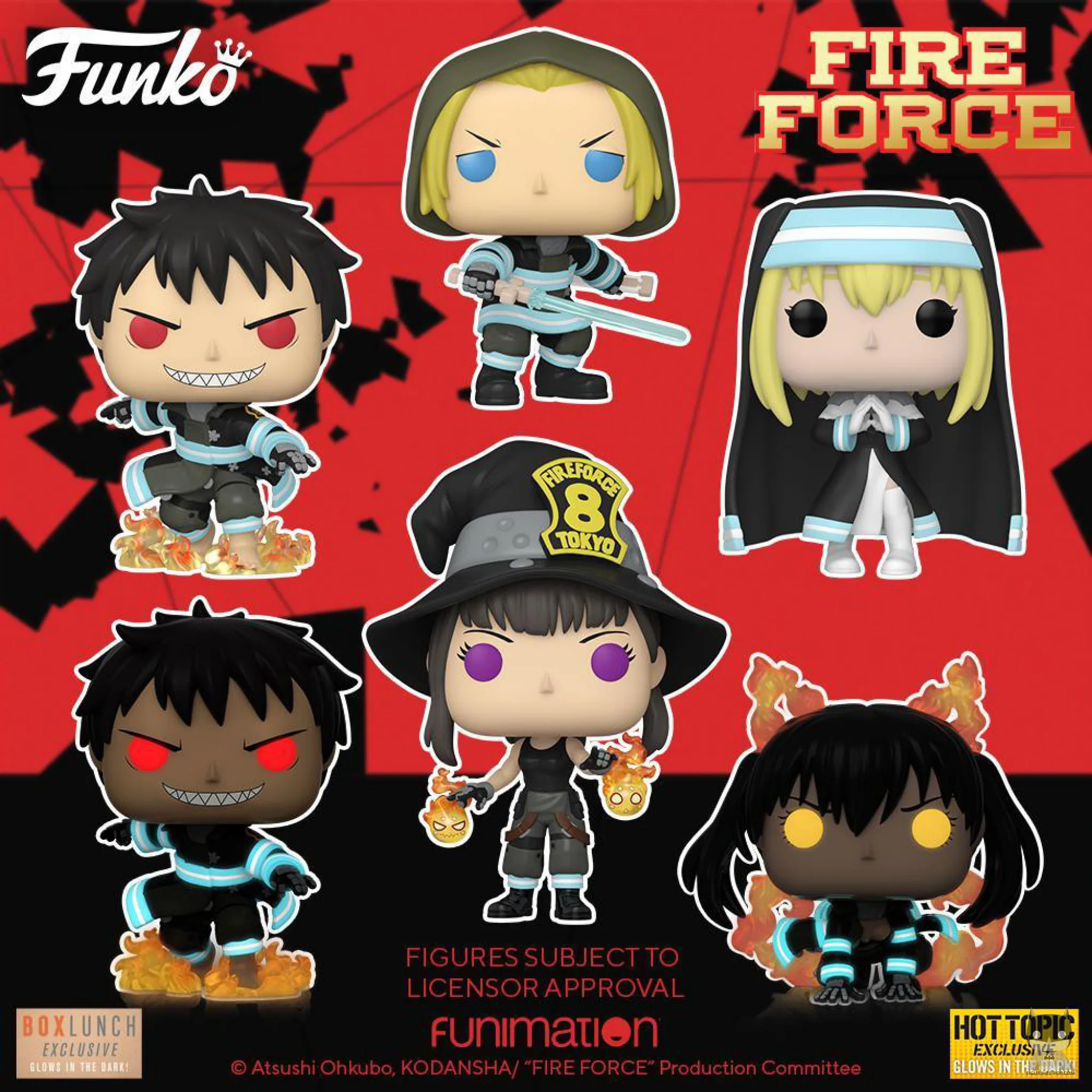 Les premières POP de Fire Force