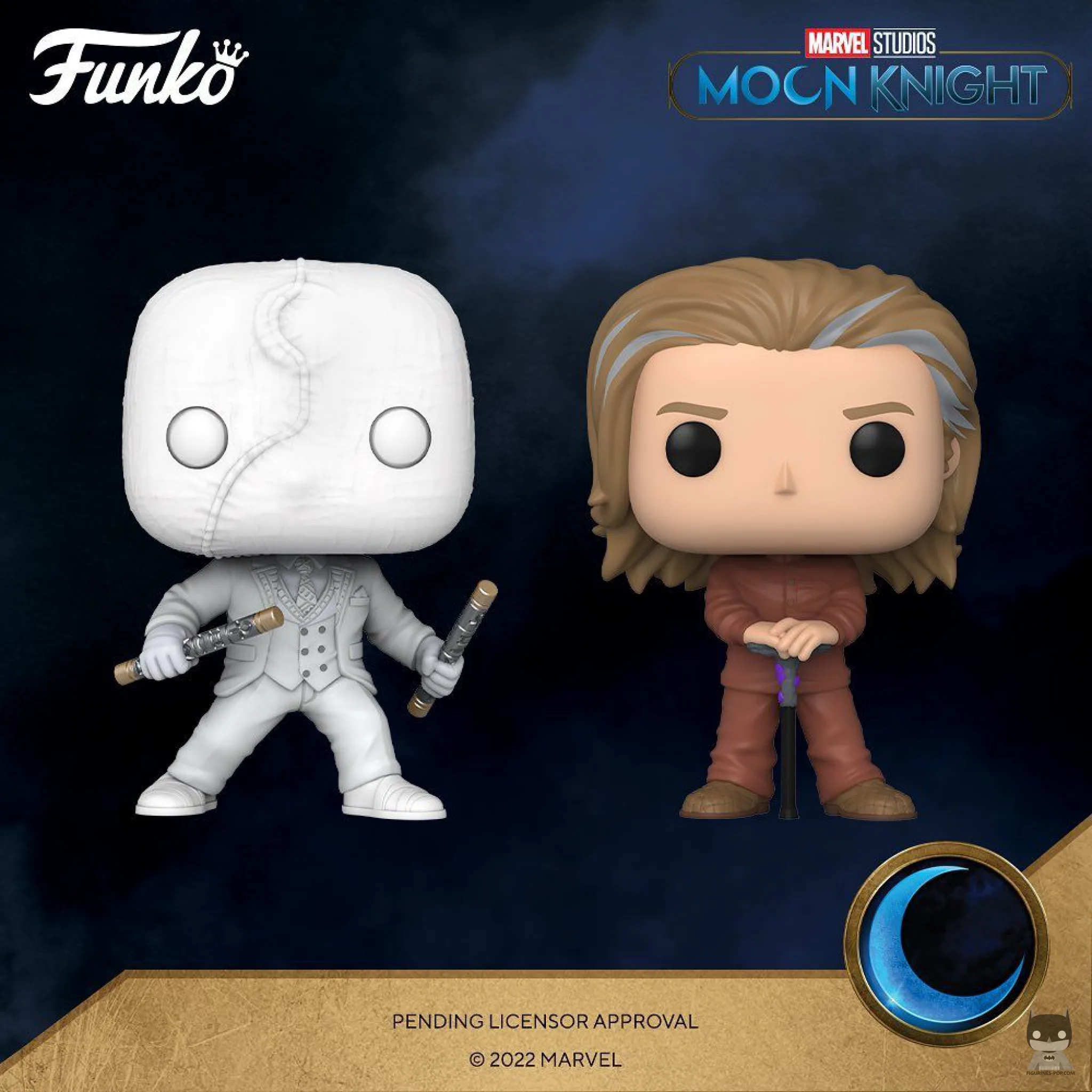 Les premières POP de la série Marvel Moon Knight