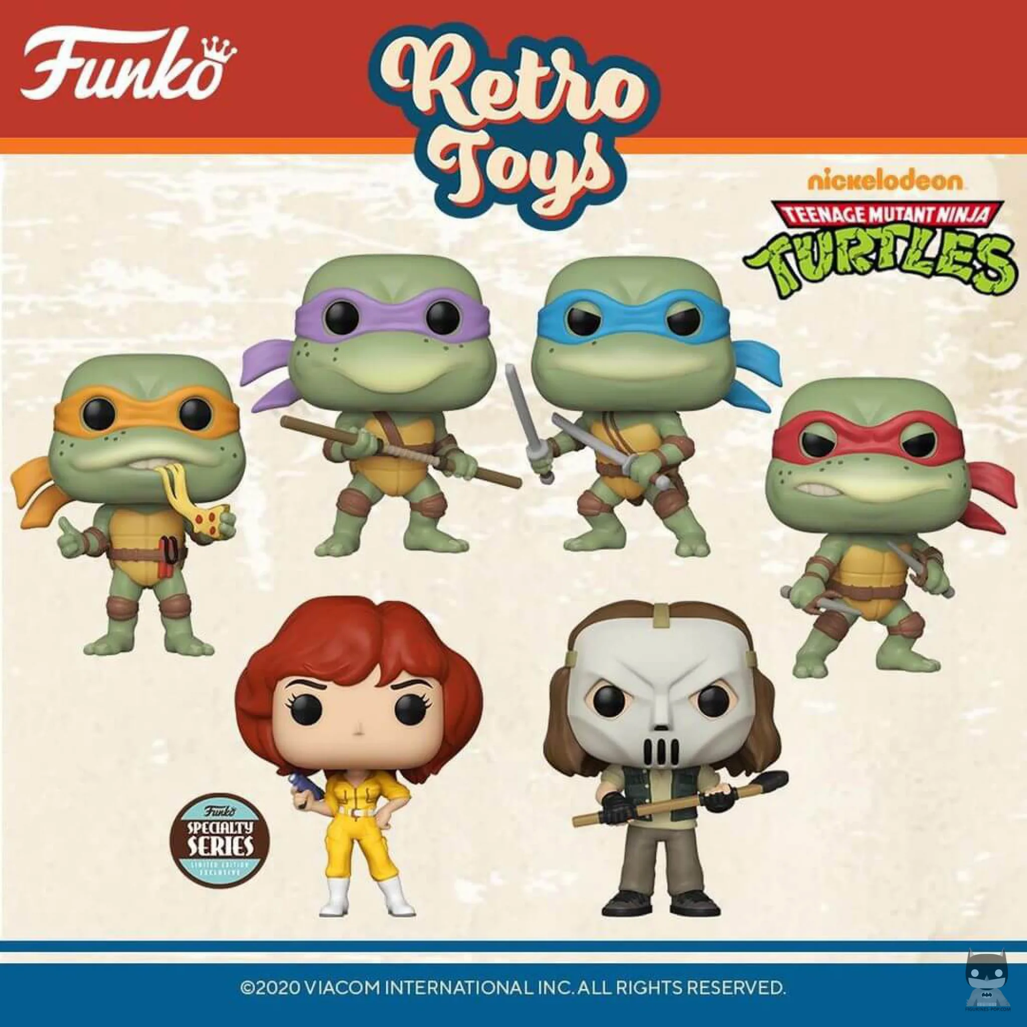 Les Tortues Ninja débarquent dans la série Rétro Toys