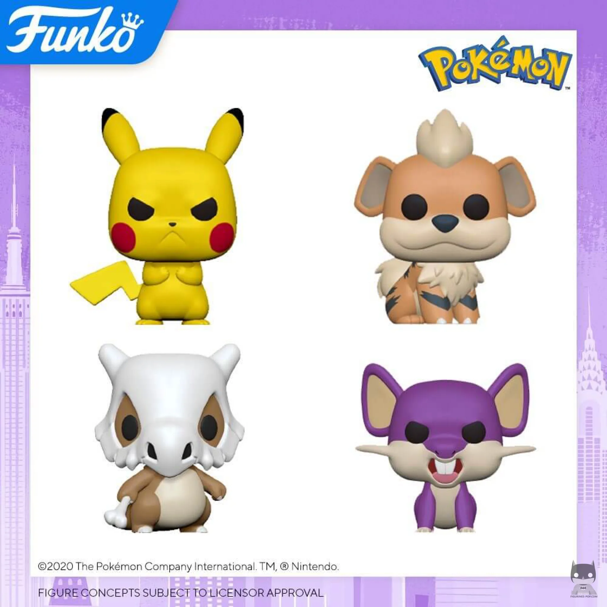 Nouvelle vague de figurines Pokémon