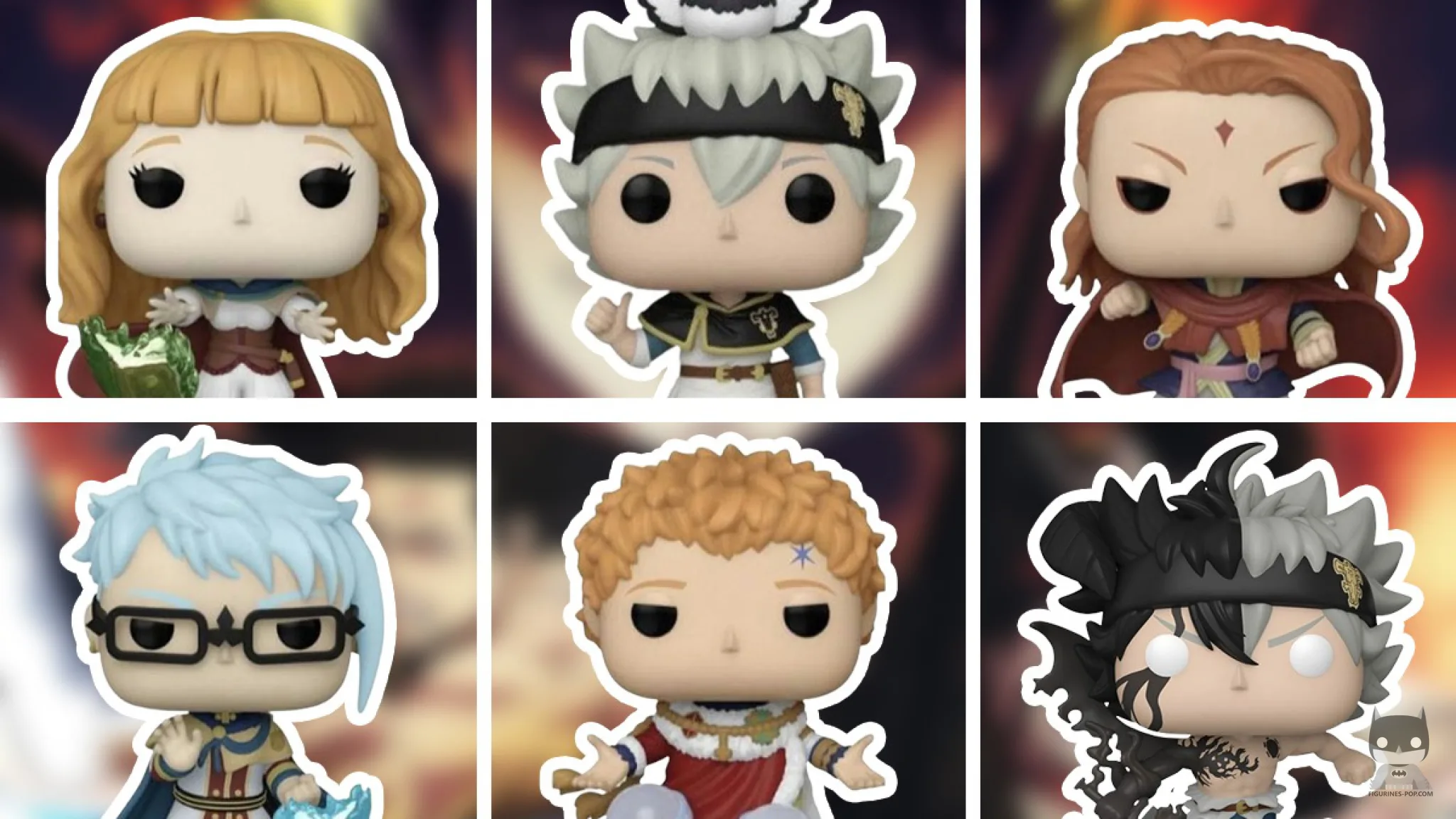 Nouvelle vague de Funko POP Black Clover