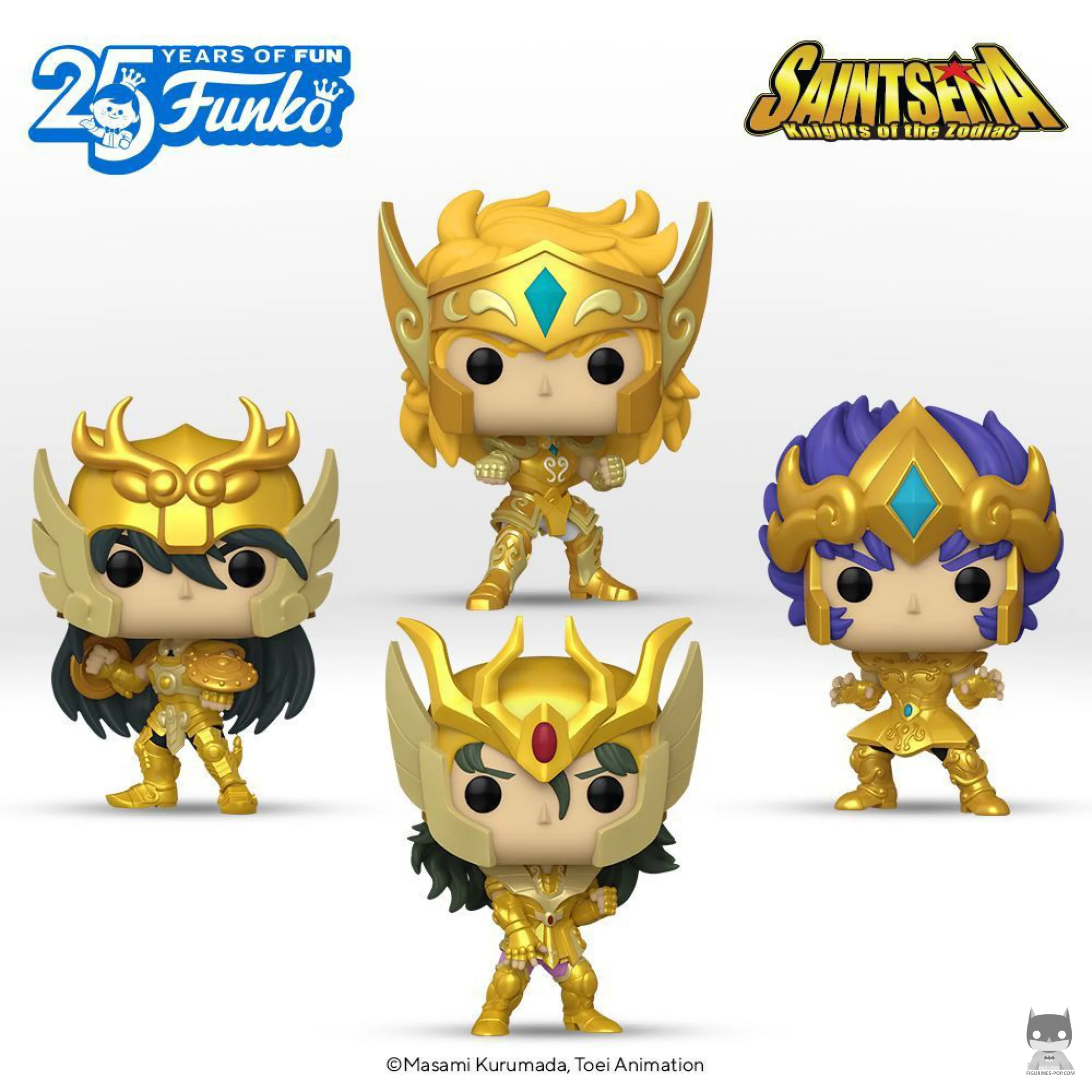Quatre nouveaux chevaliers du Zodiac en Funko POP