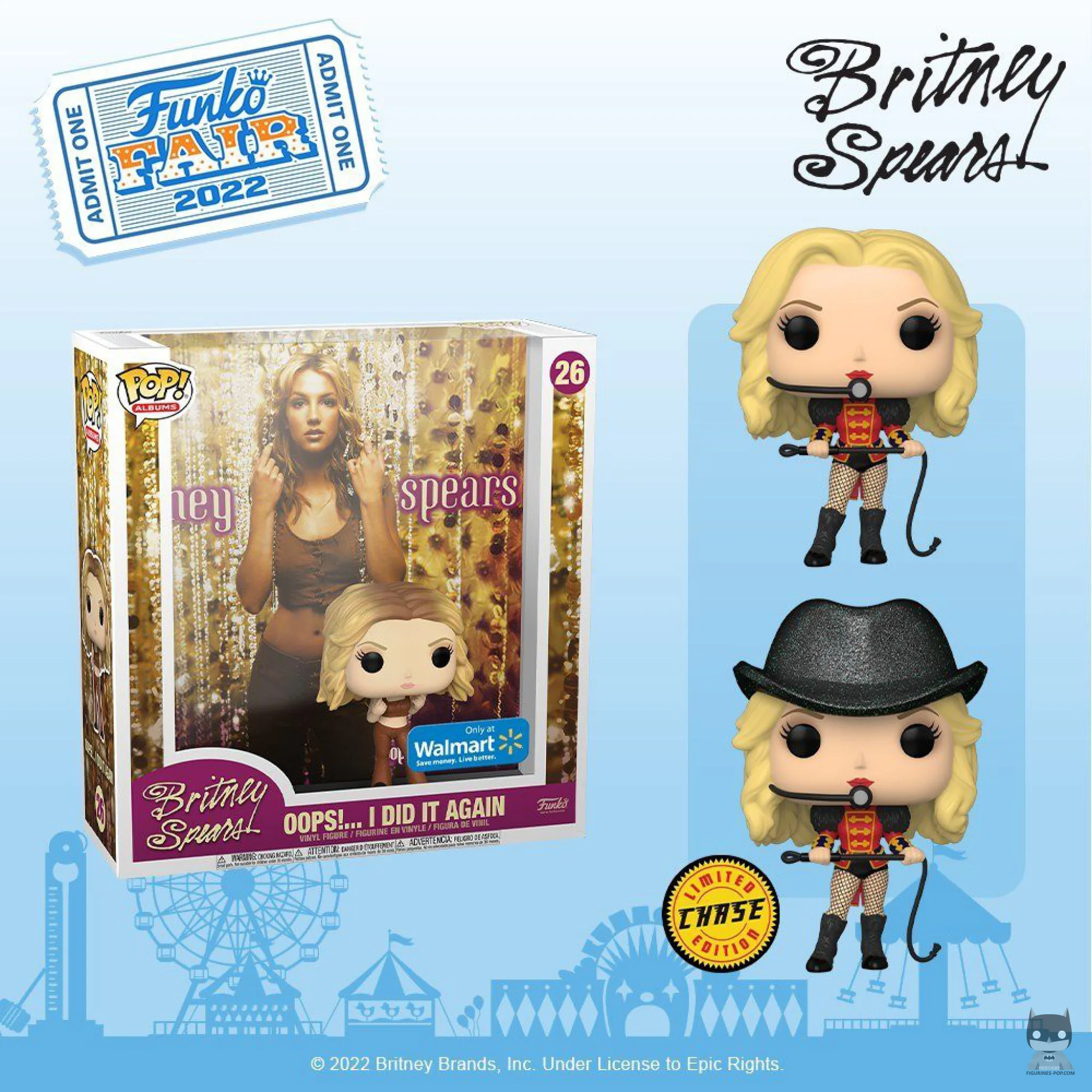Trois nouvelles Funko POP de Britney Spears