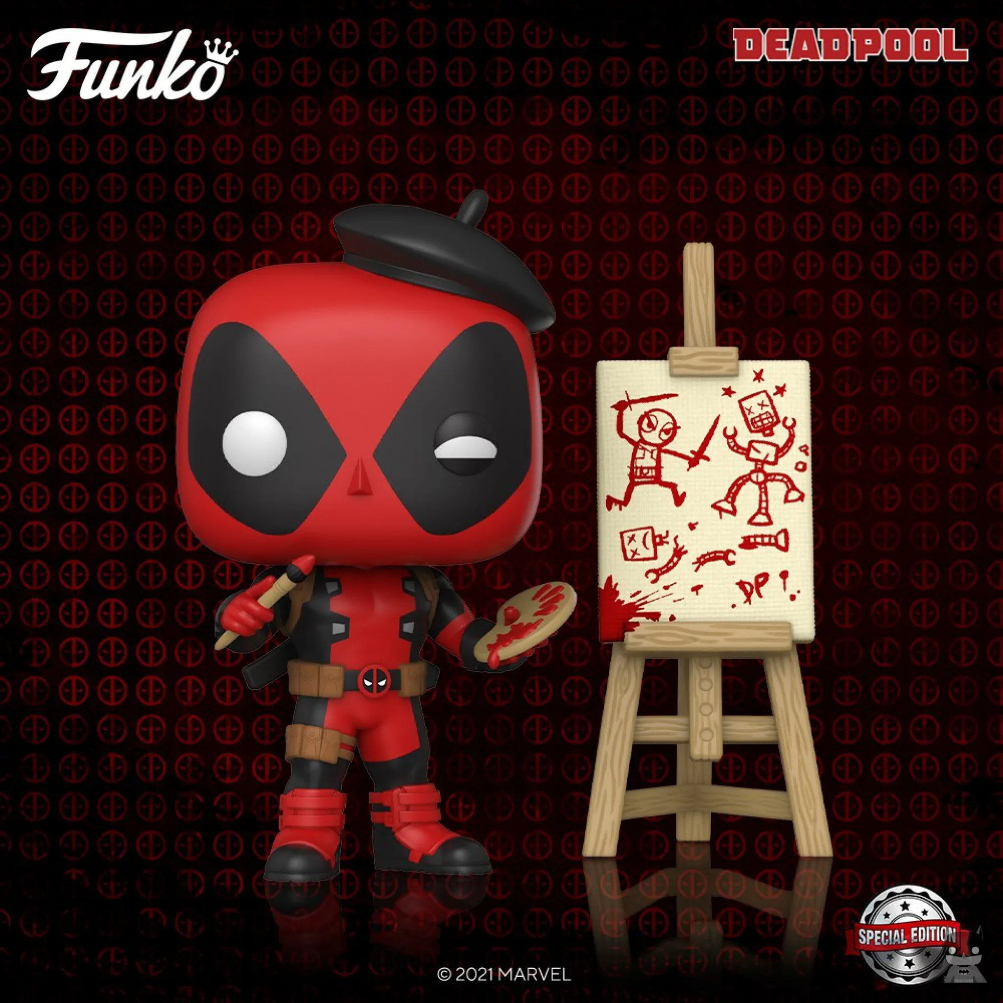 Une nouvelle POP de Deadpool en artiste