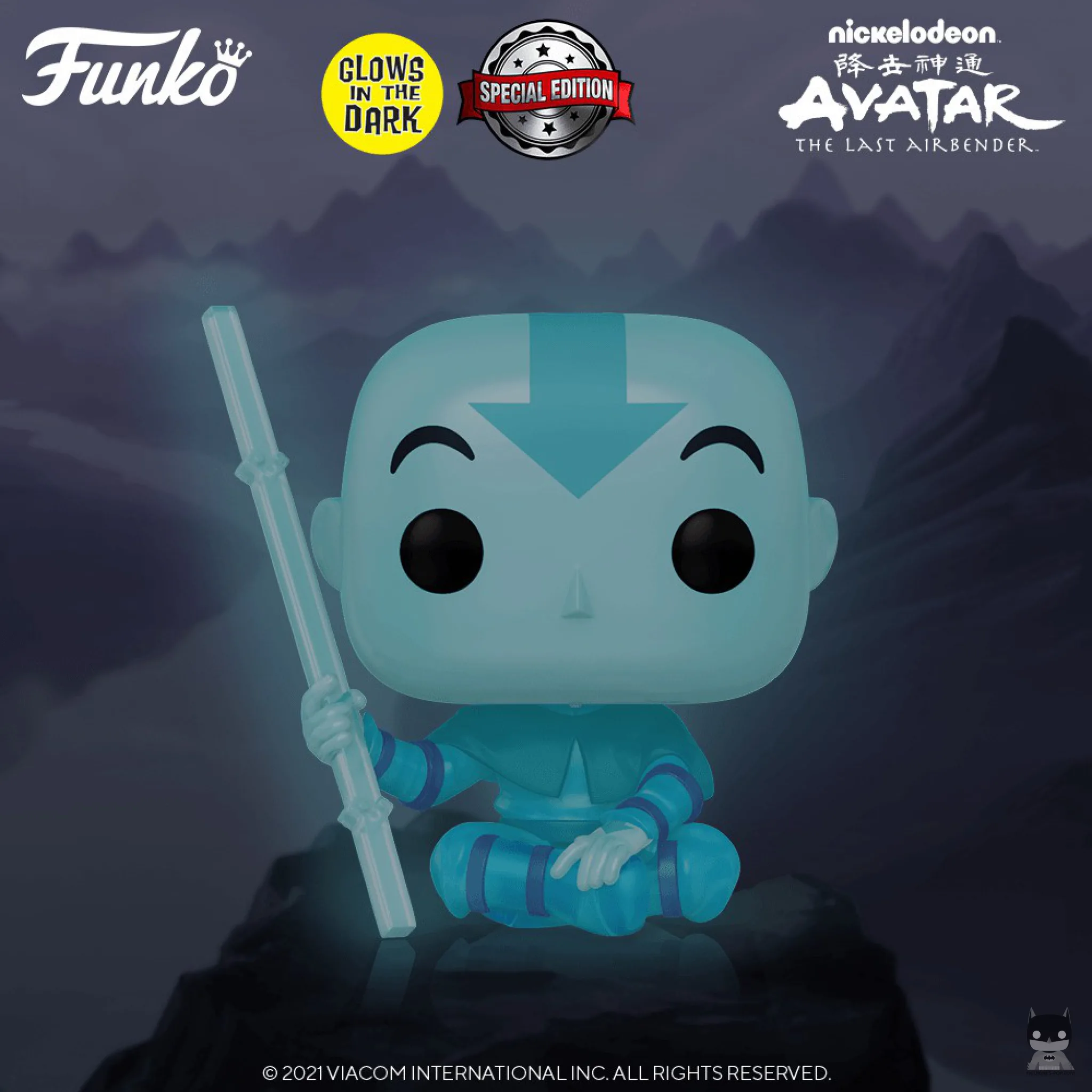 Une POP de Aang Spirit (Avatar) en Glow in the Dark