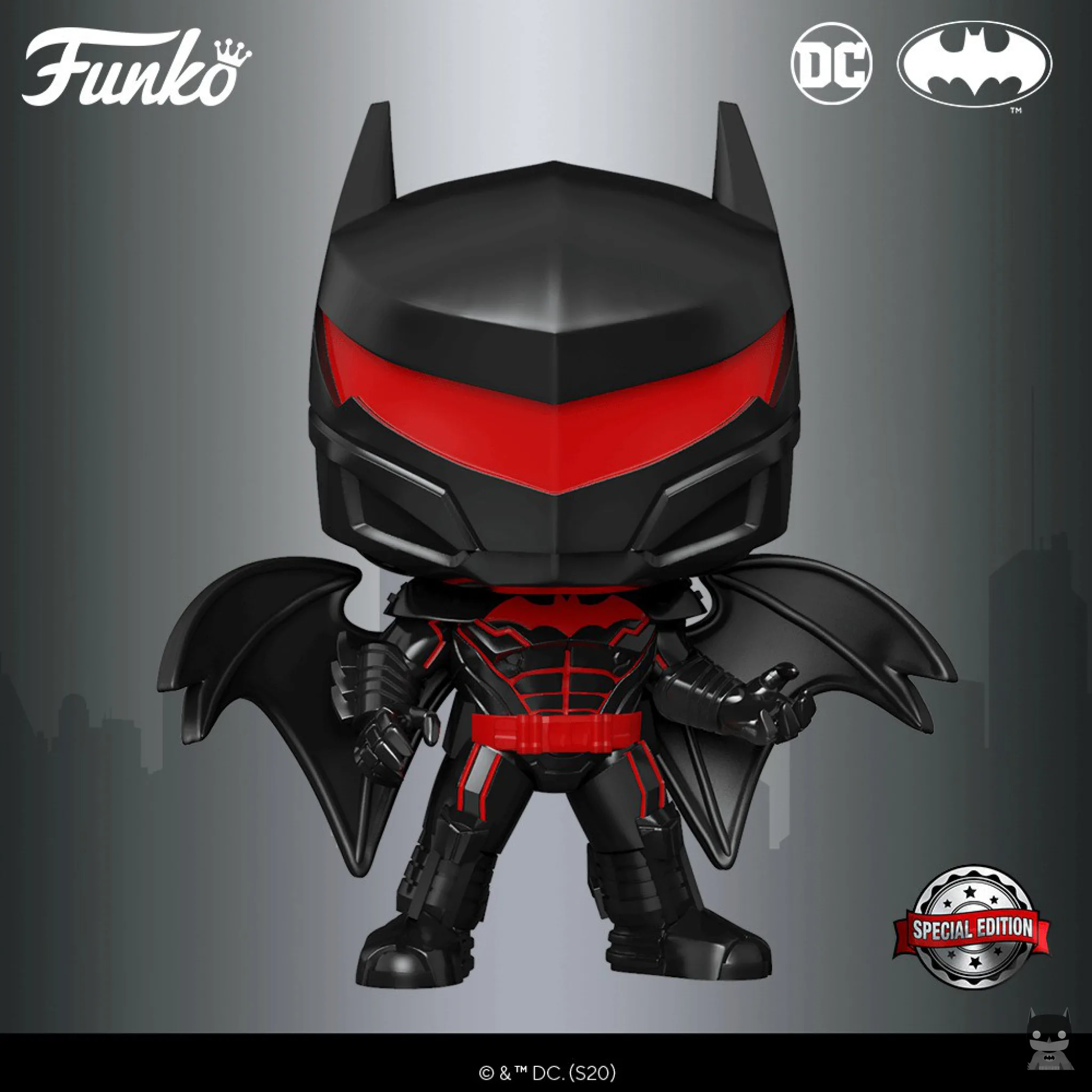 Une POP de Batman en Hellbat