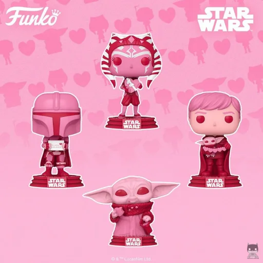 6 POP Star Wars tout en rose pour la Saint Valentin