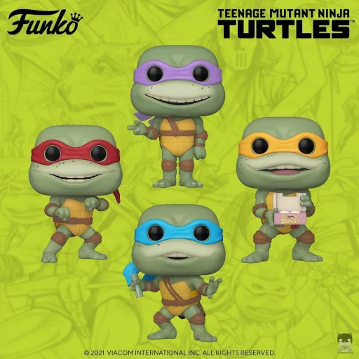 9 POP Tortues Ninja tirées du film Tortues Ninja 2 : Les héros sont de retour