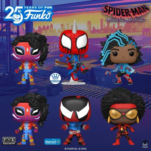Déferlante de Funko POP pour Spider-Man across the Spider-Verse