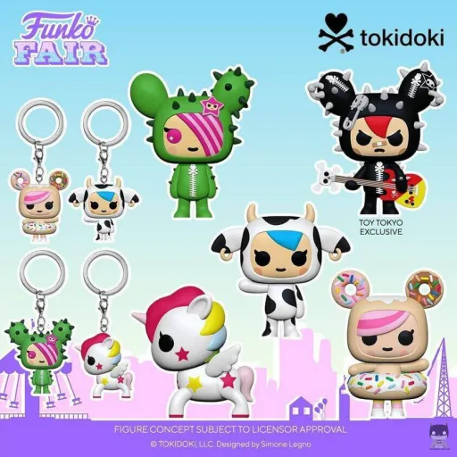 Des POP à l’effigie des personnages de la marque tokidoki