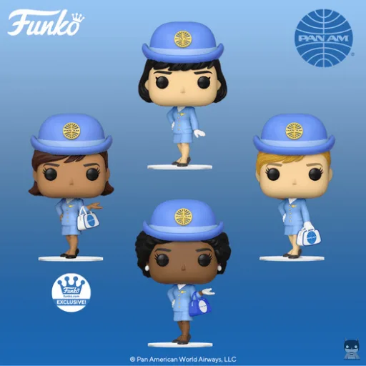 Des POP des hôtesses de l’air de Pan Am