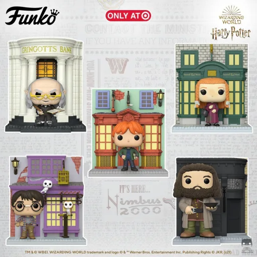Funko dévoile les 2 dernières POP du set Harry Potter Chemin de Traverse