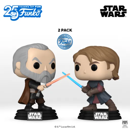 Funko recrée le duel entre le Comte Dooku et Anakin Skywalker dans la Guerre des Clones