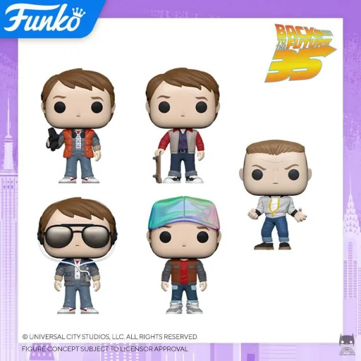 Les figurines Retour vers le futur de la New York Toy Fair 2020