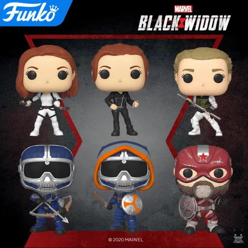 Les premières figurines POP Black Widow dévoilées
