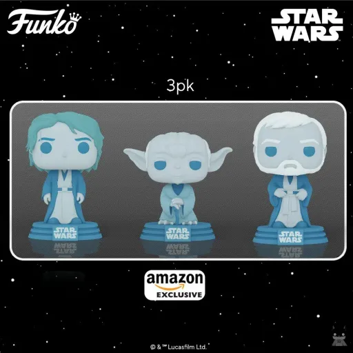 Un set de 3 POP Star Wars Force Ghost